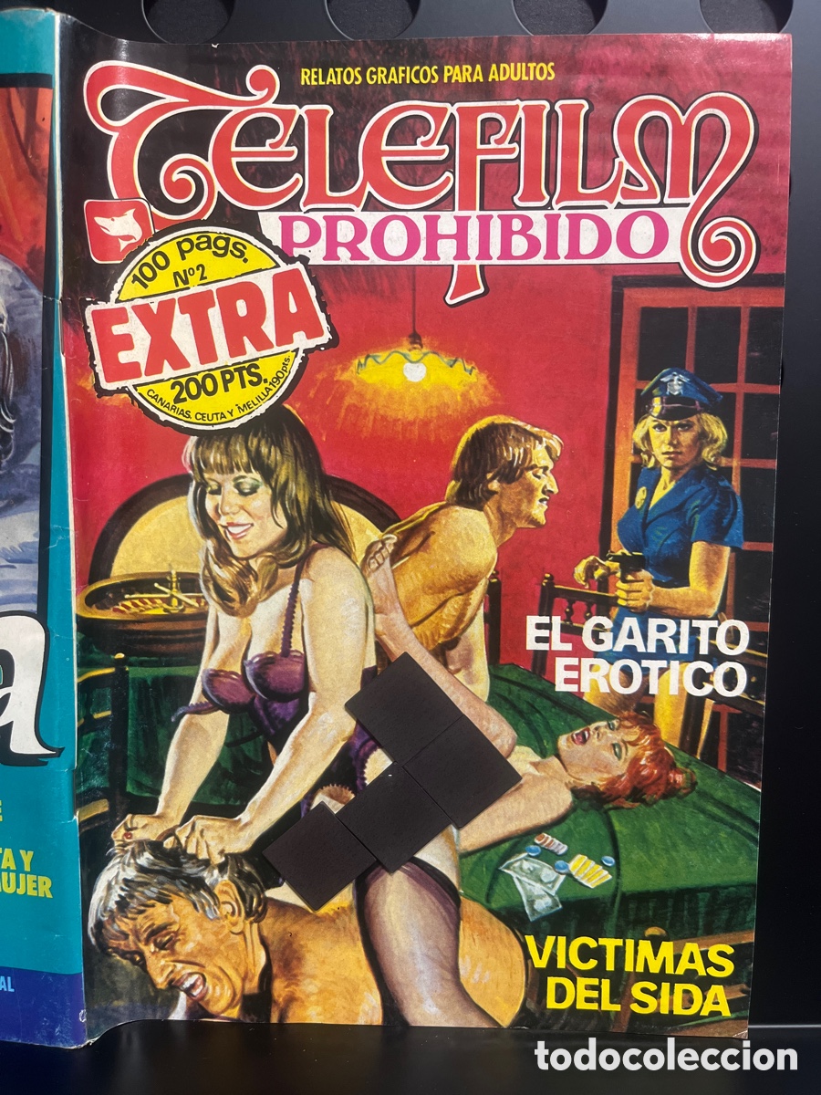 C&oacute;mics: TELEFILM PROHIBIDO EXTRA N.2 RELATOS GR&Aacute;FICOS PARA ADULTOS Ed ZINCO ( 1984 )