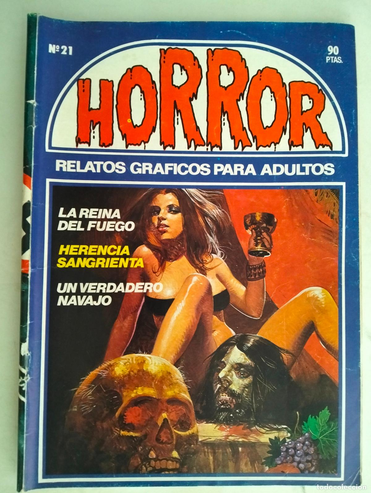 C&oacute;mics: HORROR N&ordm; 21, COMICS PARA ADULTOS, EDICIONES ZINCO A&Ntilde;O 1983