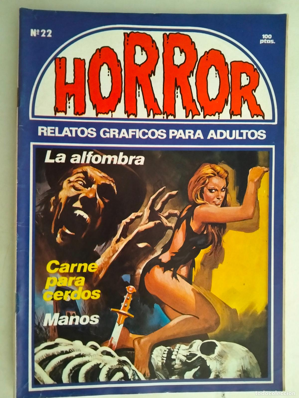 C&oacute;mics: HORROR N&ordm; 22, COMICS PARA ADULTOS, EDICIONES ZINCO A&Ntilde;O 1983