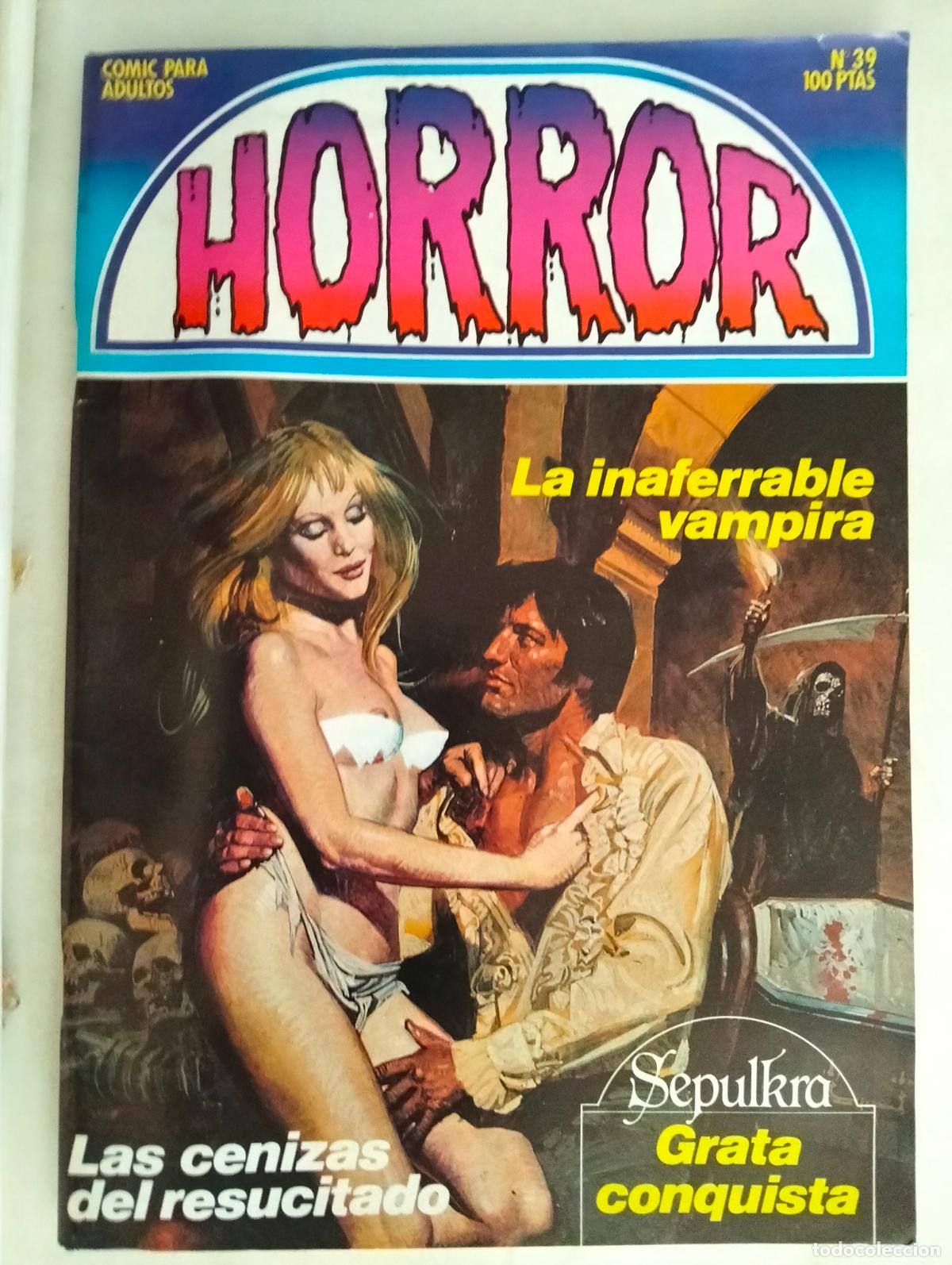 C&oacute;mics: HORROR N&ordm; 39, COMICS PARA ADULTOS, EDICIONES ZINCO A&Ntilde;O 1984