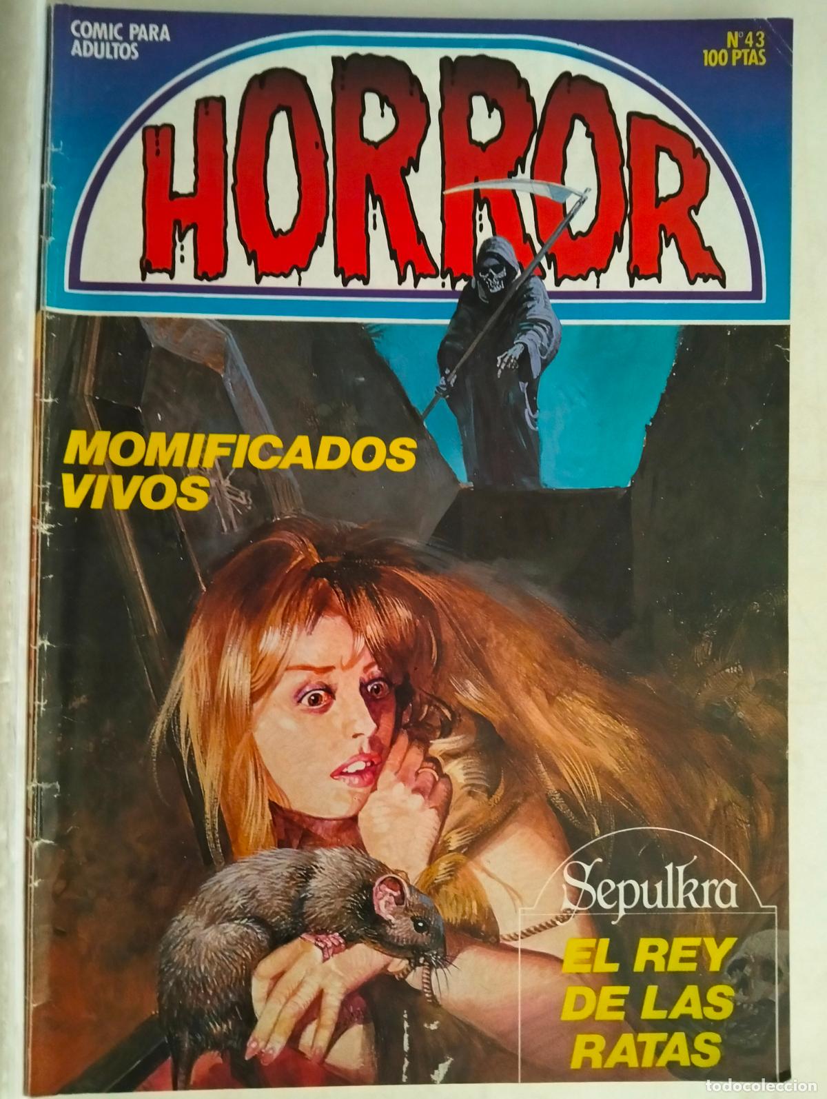 C&oacute;mics: HORROR N&ordm; 43, COMICS PARA ADULTOS, EDICIONES ZINCO A&Ntilde;O 1985