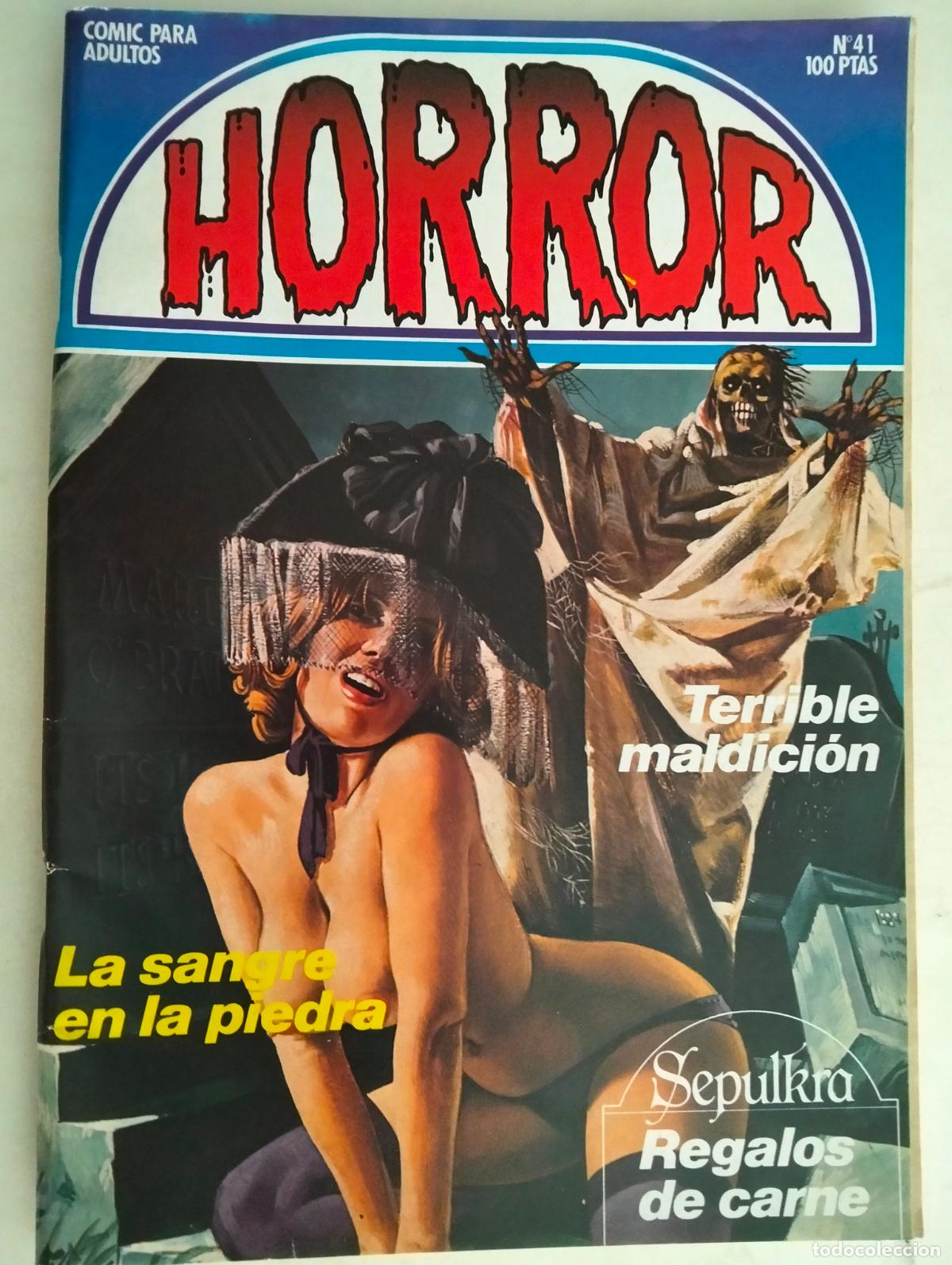 C&oacute;mics: HORROR N&ordm; 41, COMICS PARA ADULTOS, EDICIONES ZINCO A&Ntilde;O 1984