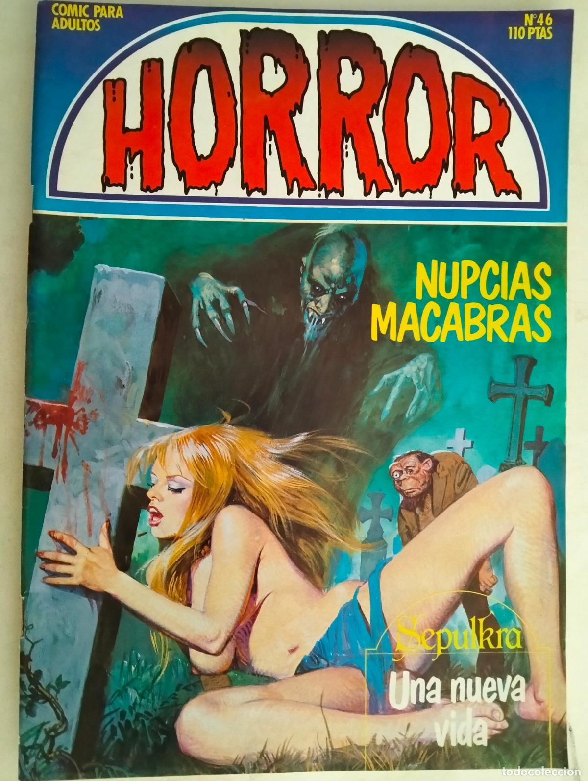 C&oacute;mics: HORROR N&ordm; 46, COMICS PARA ADULTOS, EDICIONES ZINCO A&Ntilde;O 1985