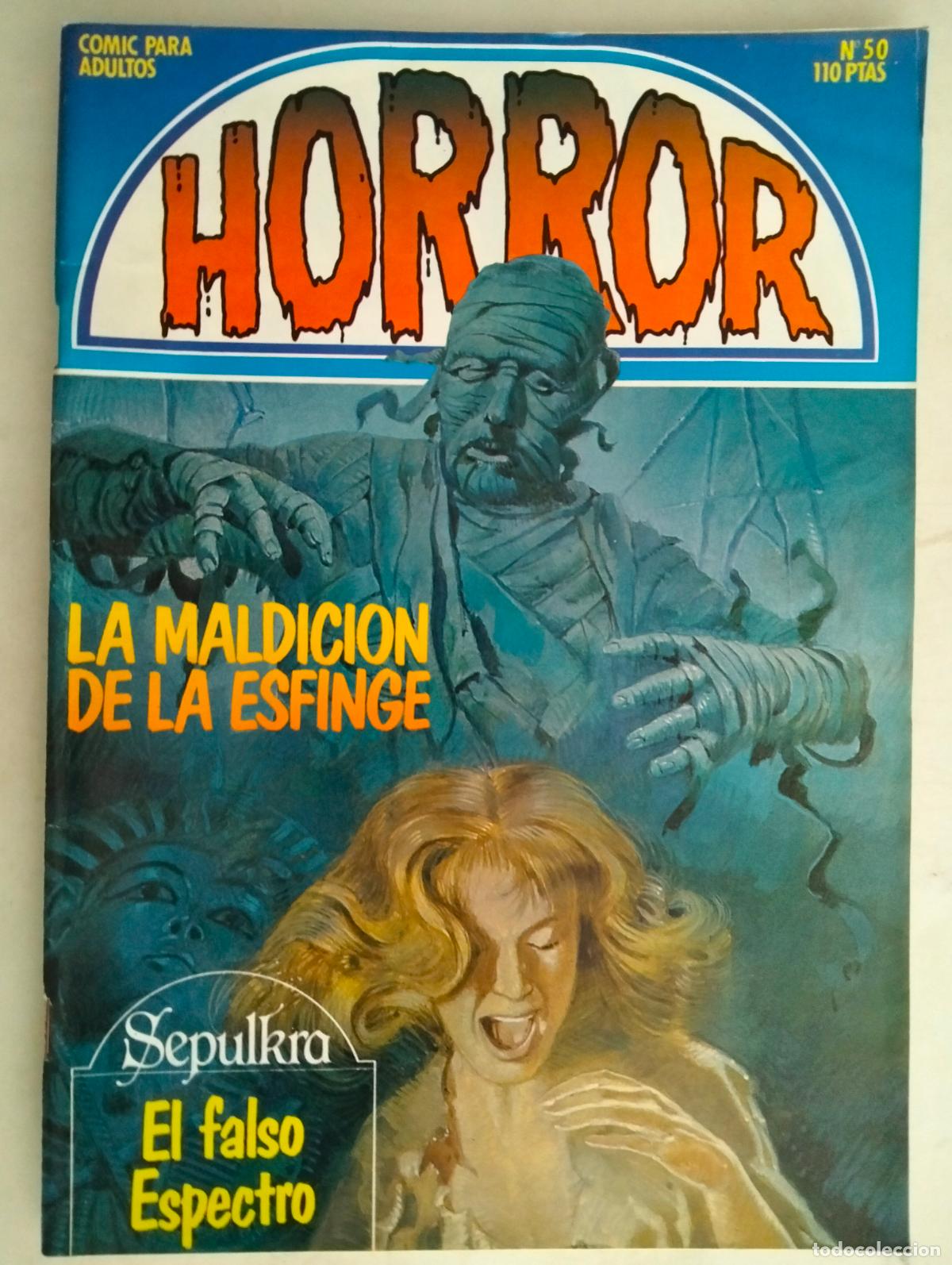 C&oacute;mics: HORROR N&ordm; 50, COMICS PARA ADULTOS, EDICIONES ZINCO A&Ntilde;O 1985