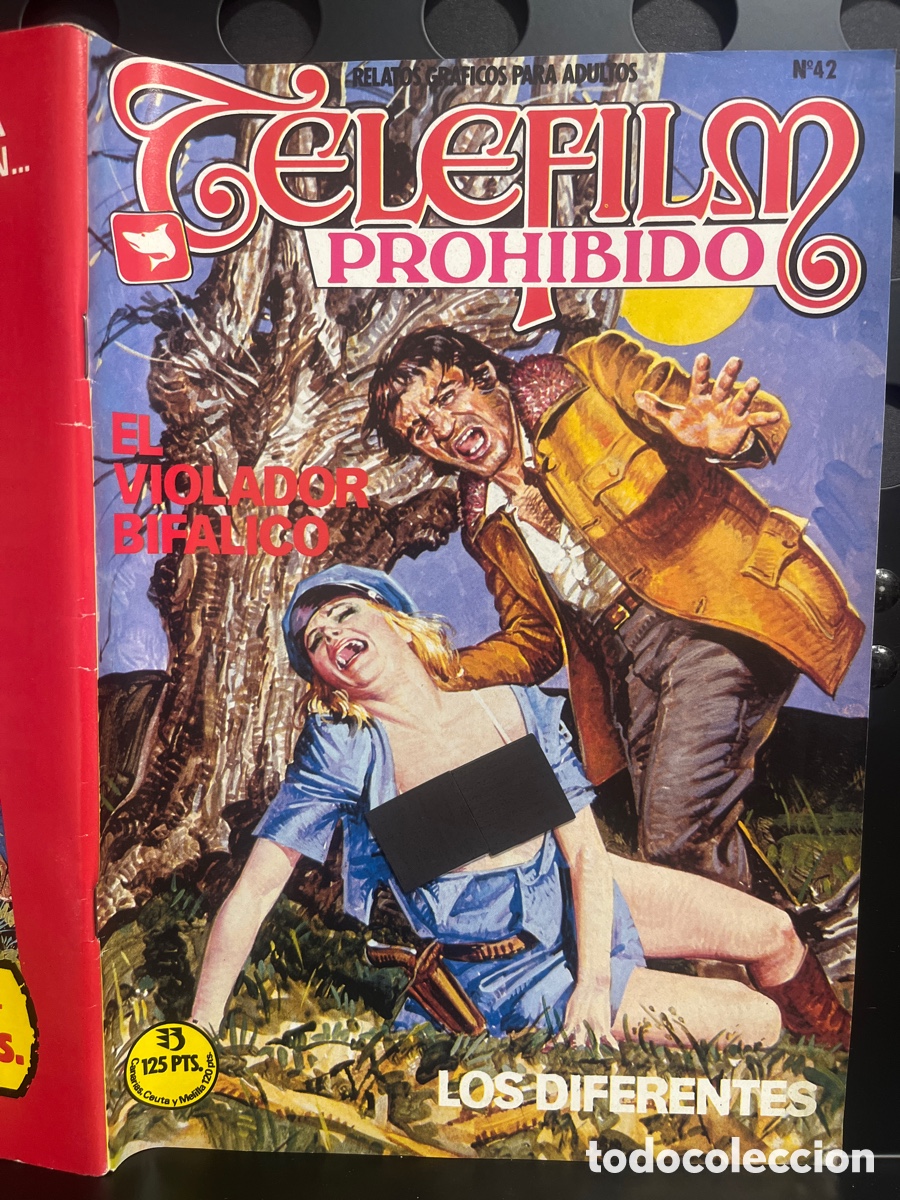 C&oacute;mics: TELEFILM PROHIBIDO N.42 RELATOS GR&Aacute;FICOS PARA ADULTOS Ed ZINCO ( 1984 )