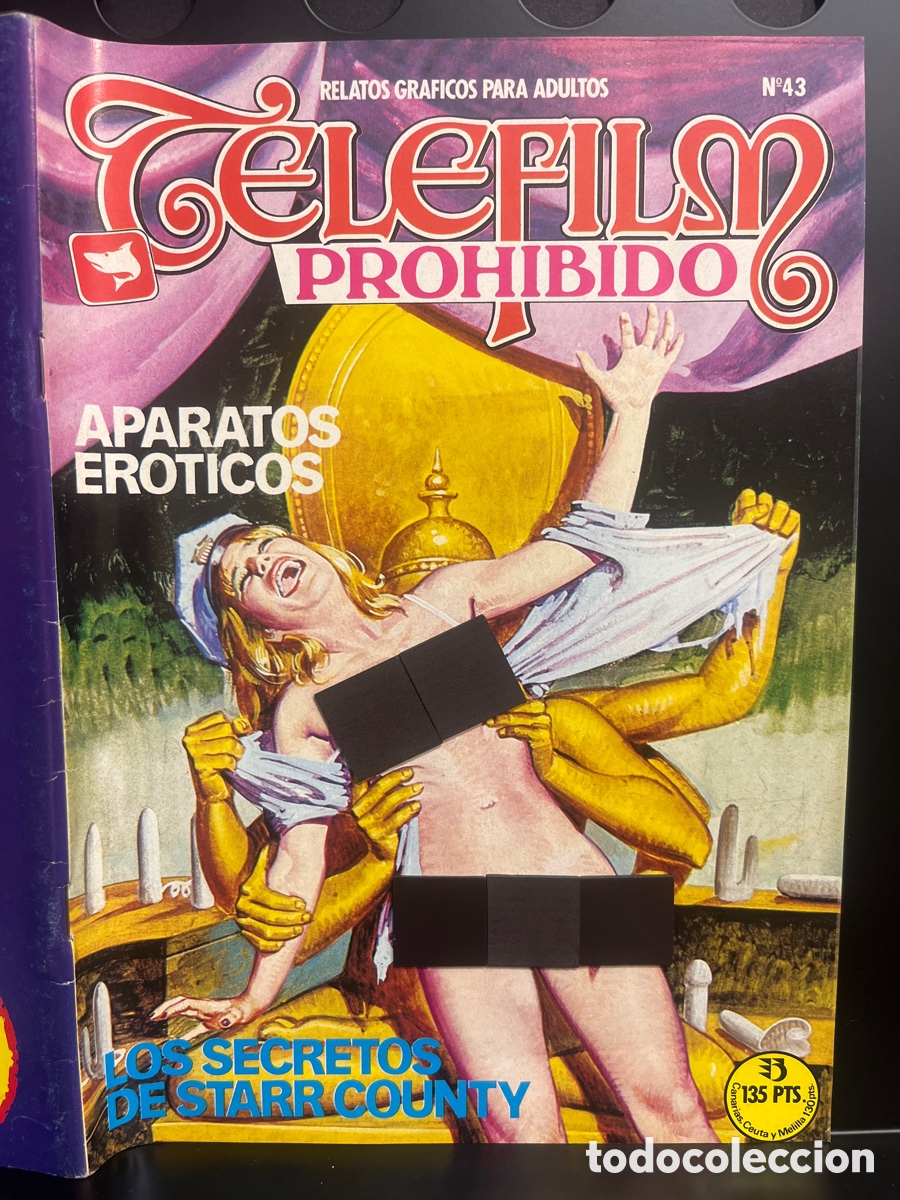 C&oacute;mics: TELEFILM PROHIBIDO N.43 RELATOS GR&Aacute;FICOS PARA ADULTOS Ed ZINCO ( 1984 )