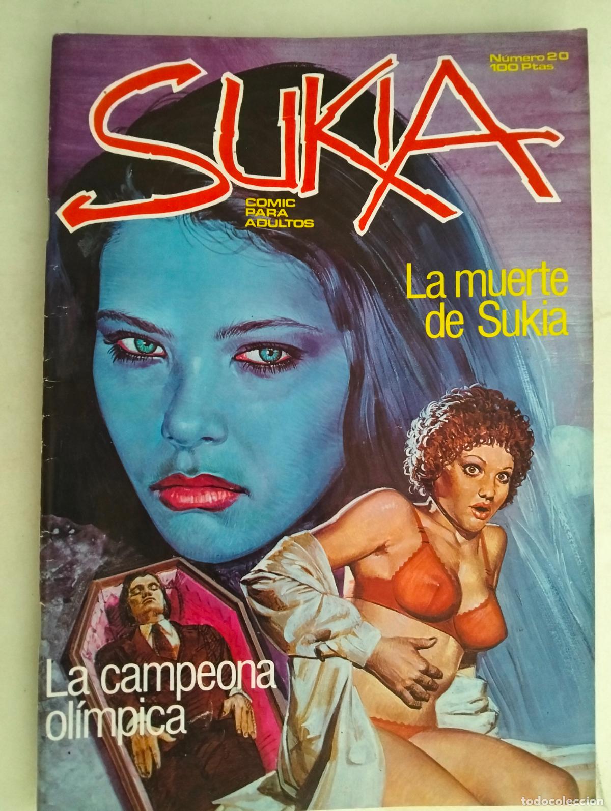 C&oacute;mics: SUKIA N&ordm; 20, COMICS PARA ADULTOS, EDICIONES ZINCO A&Ntilde;O 1985