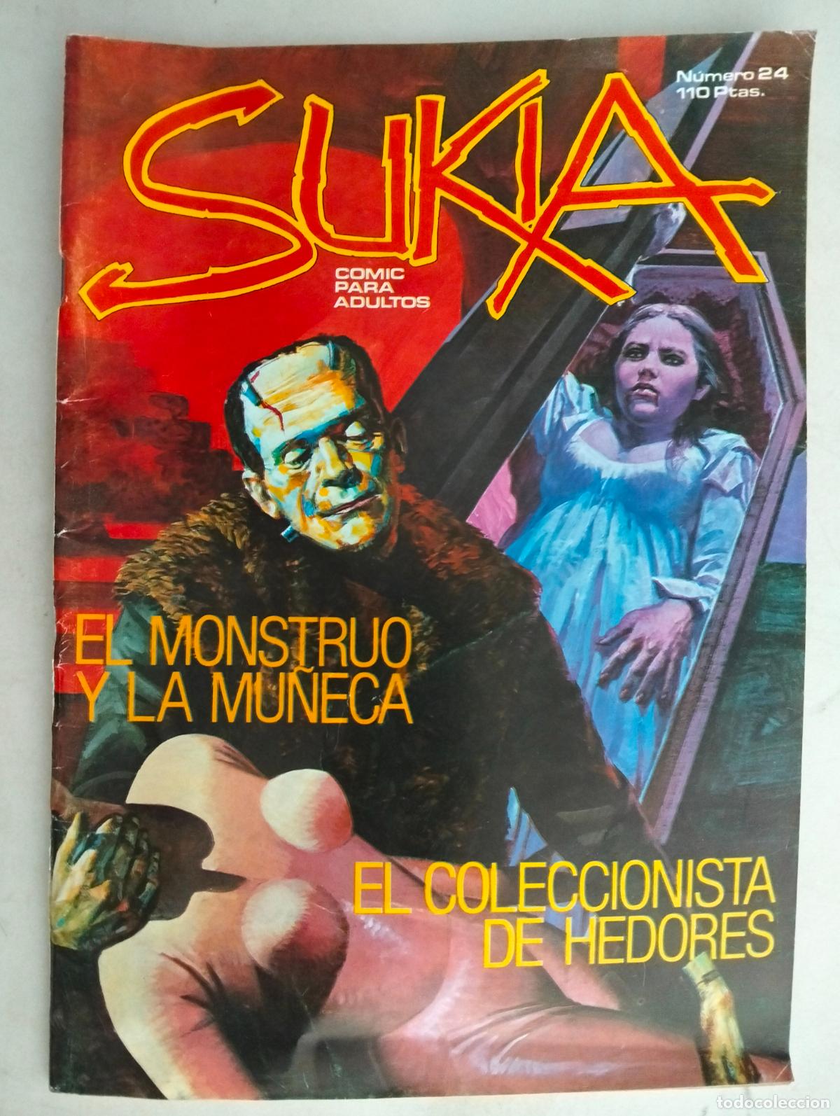 C&oacute;mics: SUKIA N&ordm; 24, COMICS PARA ADULTOS, EDICIONES ZINCO A&Ntilde;O 1985