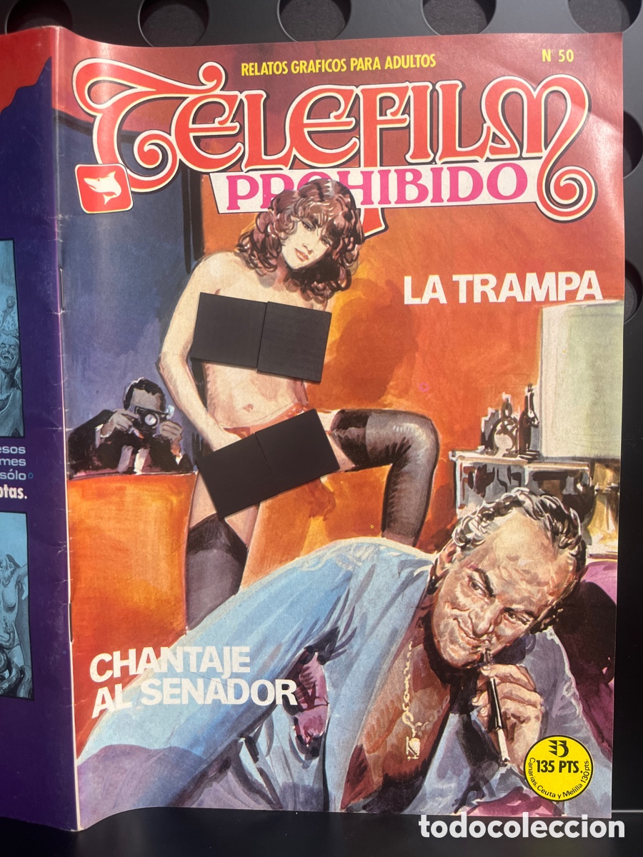 C&oacute;mics: TELEFILM PROHIBIDO N.50 RELATOS GR&Aacute;FICOS PARA ADULTOS Ed ZINCO ( 1984 )