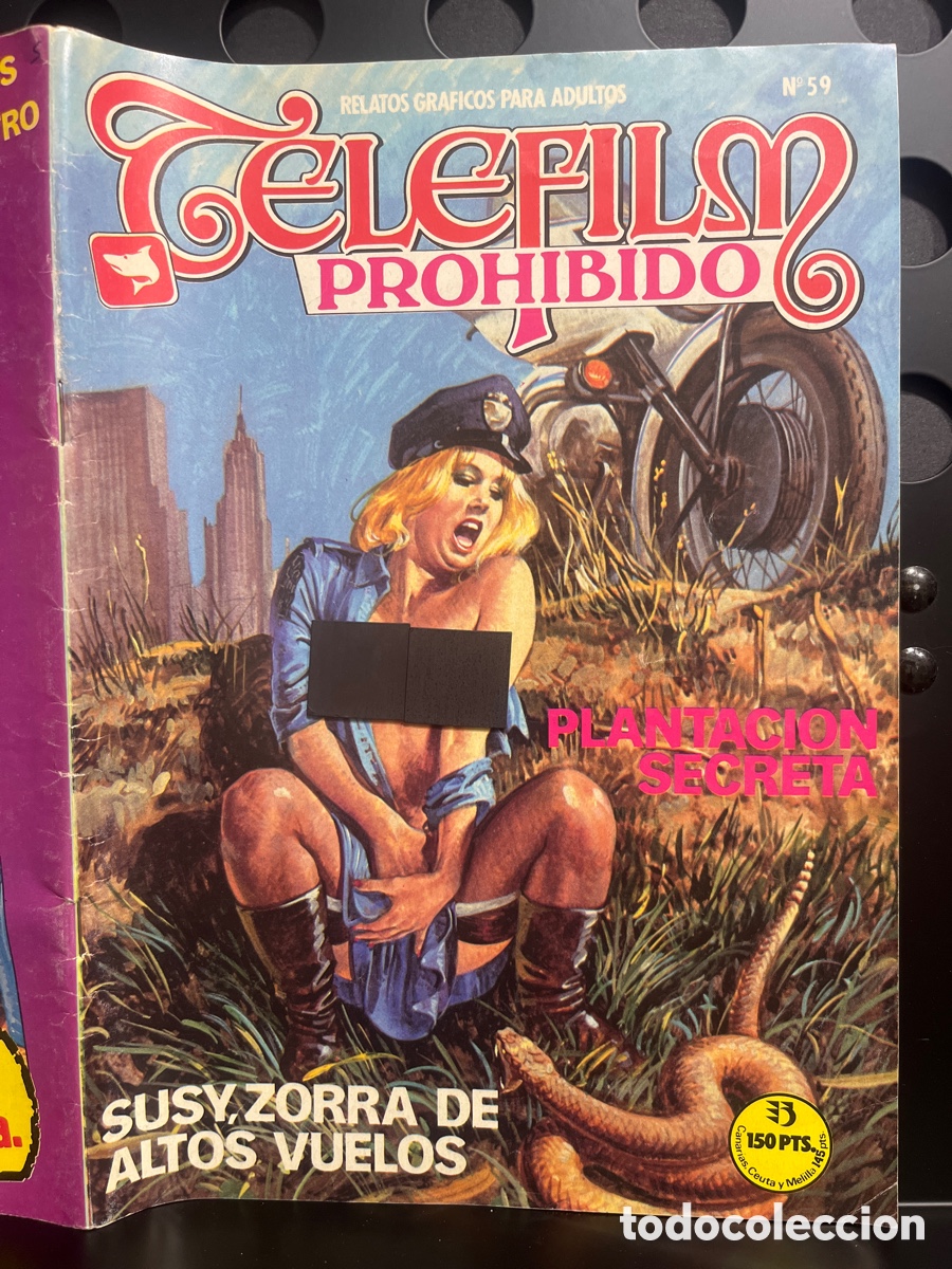 C&oacute;mics: TELEFILM PROHIBIDO N.59 RELATOS GR&Aacute;FICOS PARA ADULTOS Ed ZINCO ( 1984 )