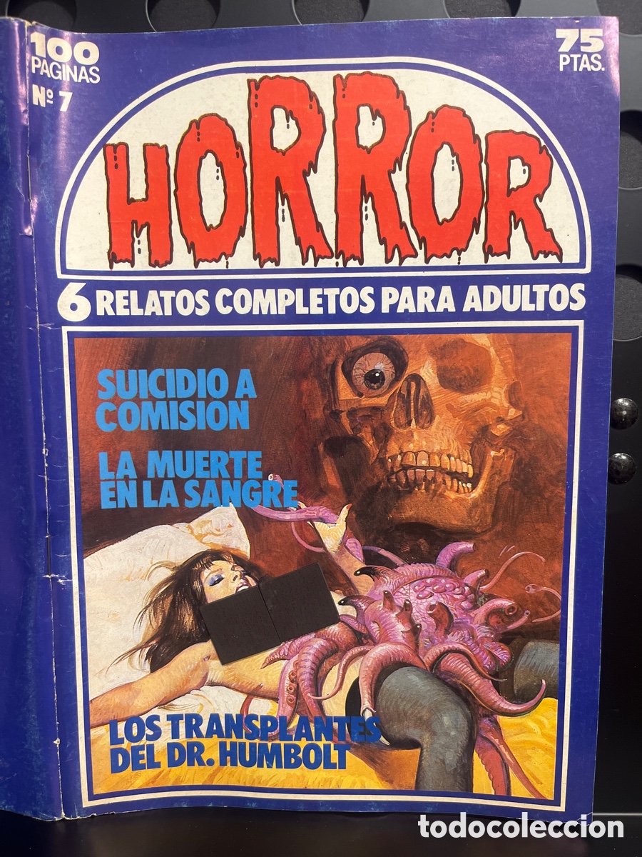 C&oacute;mics: HORROR N.7 RELATOS GR&Aacute;FICOS PARA ADULTOS ( 1977/1989 )