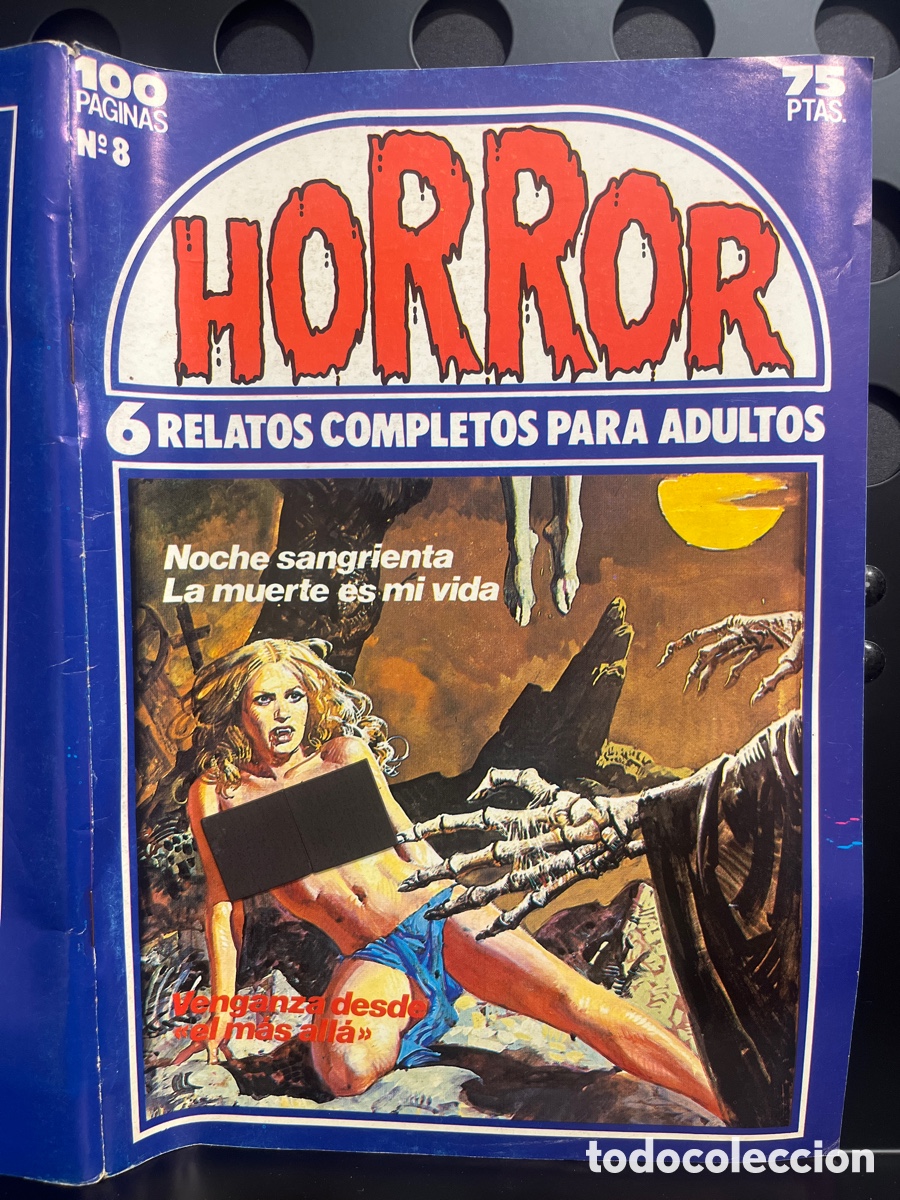 C&oacute;mics: HORROR N.8 RELATOS GR&Aacute;FICOS PARA ADULTOS ( 1977/1989 )