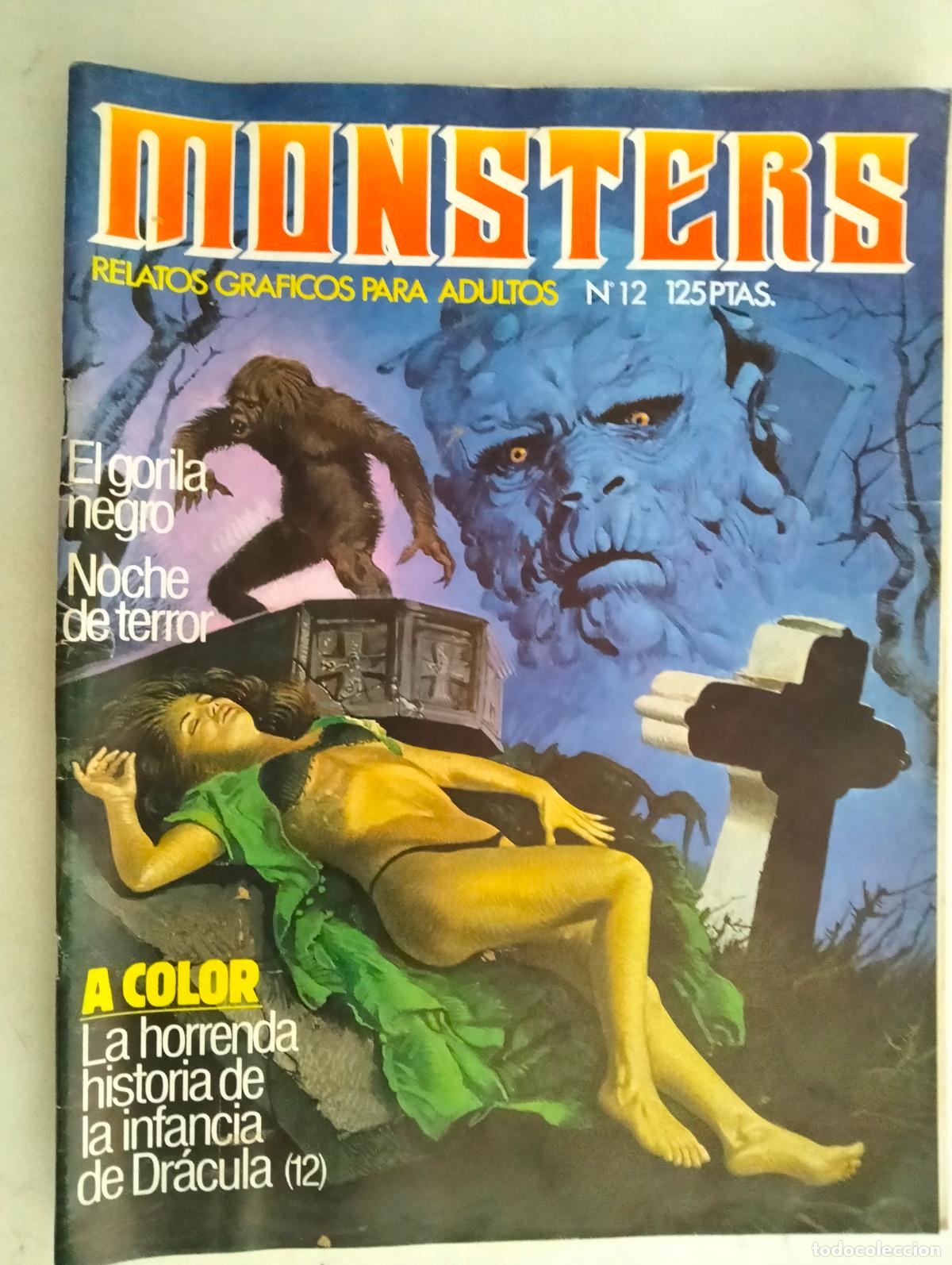 C&oacute;mics: MONSTERS N&ordm; 12, COMICS PARA ADULTOS, EDICIONES ZINCO A&Ntilde;O 1983