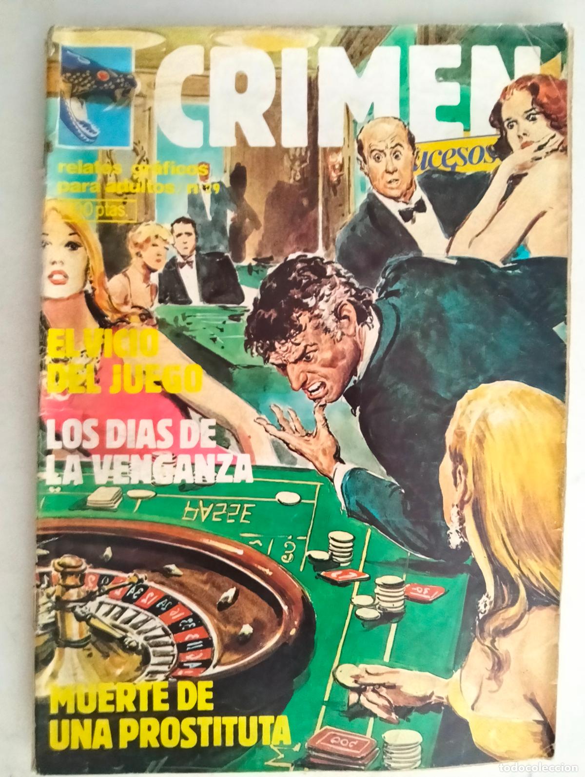 C&oacute;mics: CRIMEN N&ordm; 9, COMICS PARA ADULTOS, EDICIONES ZINCO A&Ntilde;O 1984