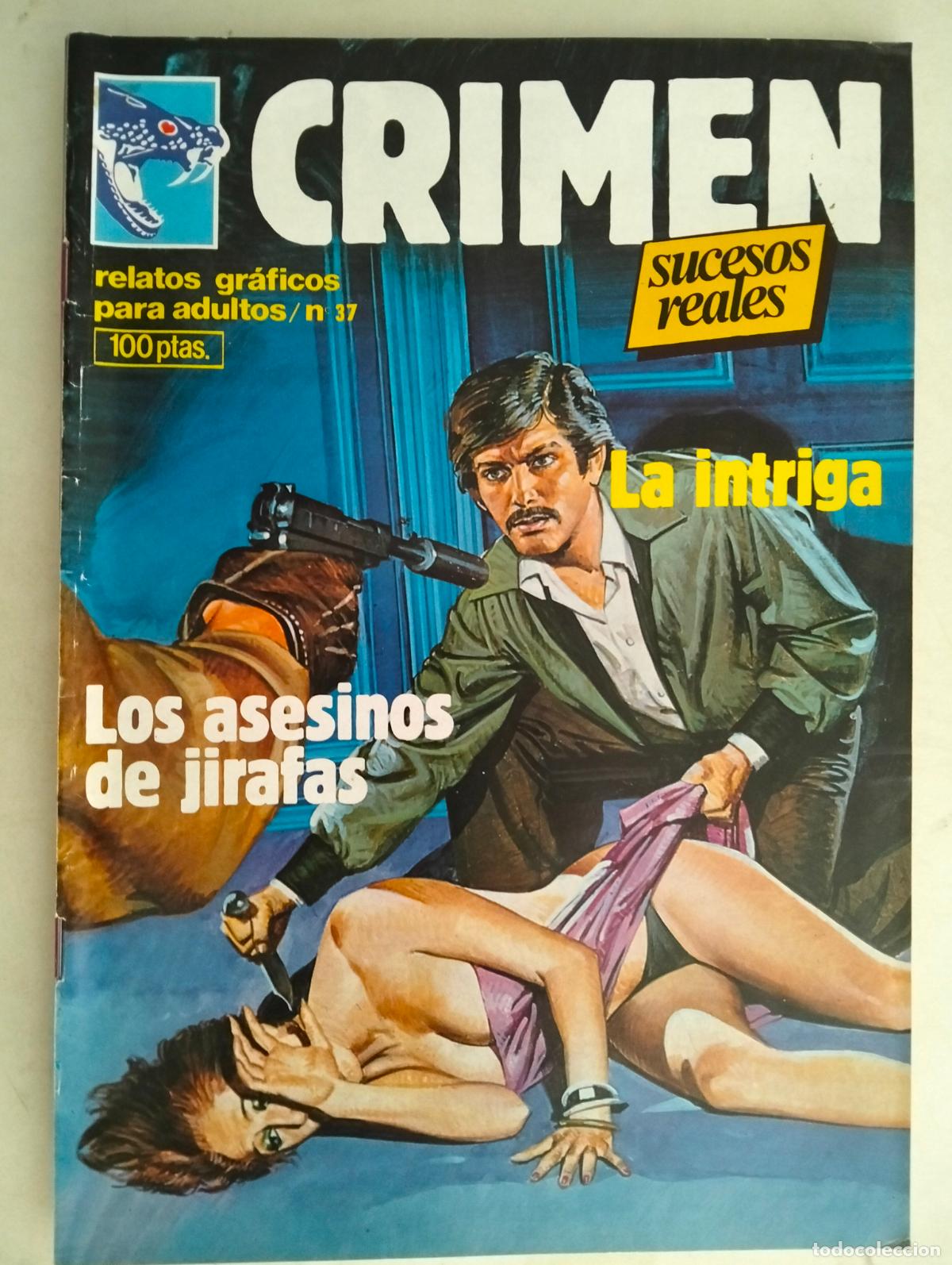 C&oacute;mics: CRIMEN N&ordm; 37, COMICS PARA ADULTOS, EDICIONES ZINCO A&Ntilde;O 1985