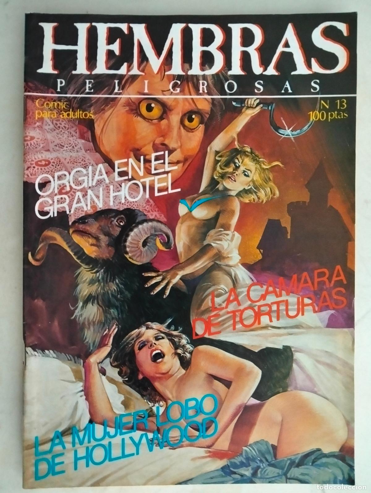 Comics : HEMBRAS PELIGROSAS N&ordm; 13, EDICIONES ZINCO, A&Ntilde;O 1984