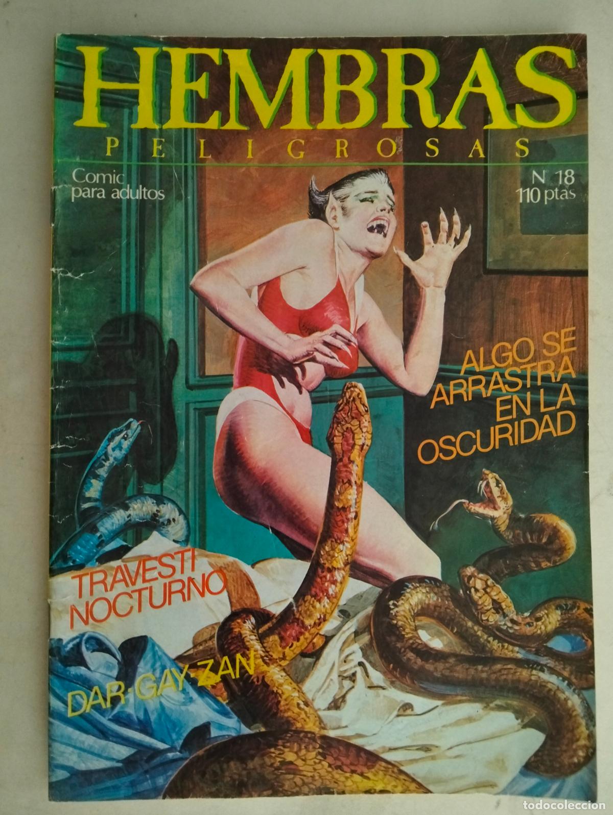 Comics : HEMBRAS PELIGROSAS N&ordm; 18, EDICIONES ZINCO, A&Ntilde;O 1984