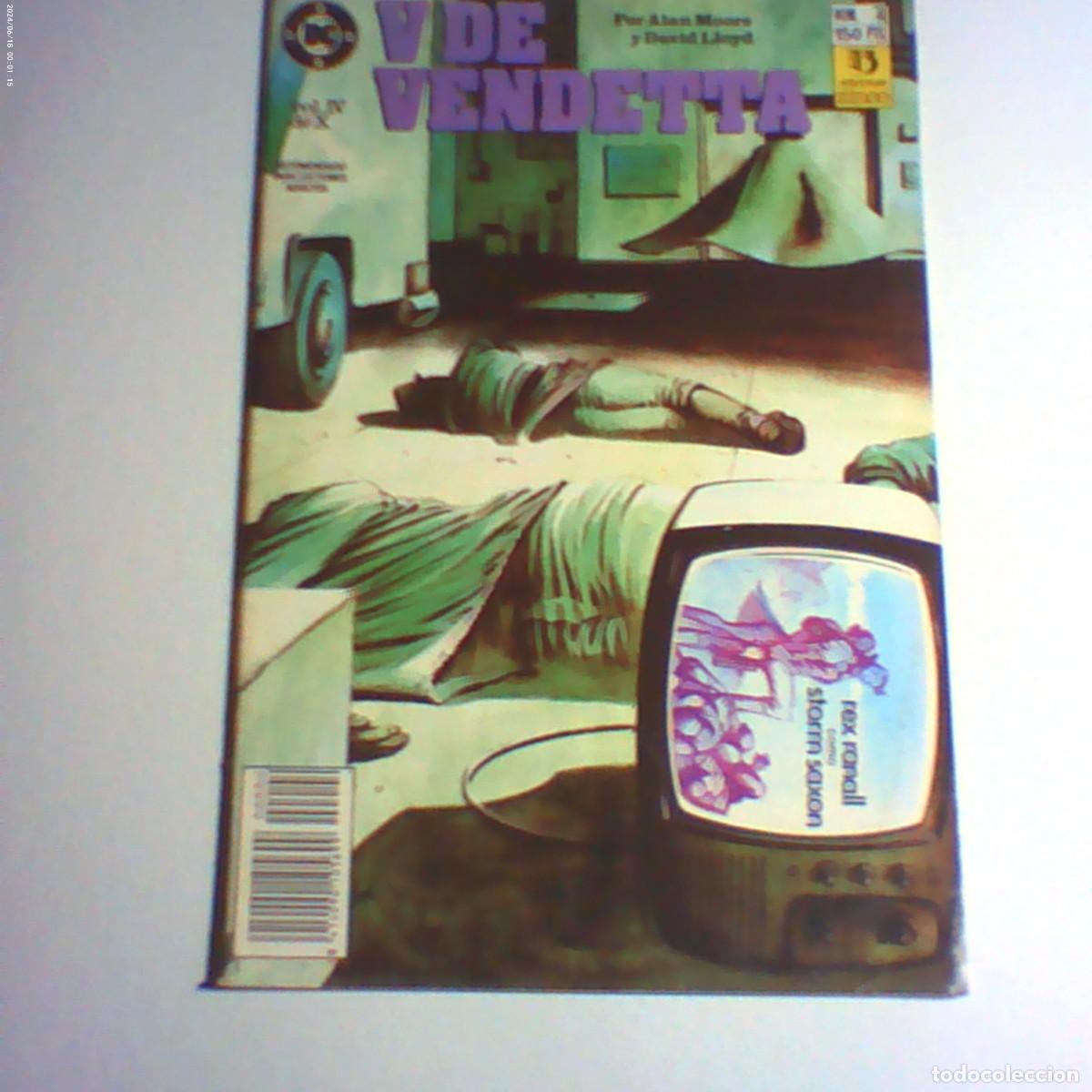C&oacute;mics: v de vendetta n&ordm; 4. vol IV de X. zinco 1989 (seminuevo)