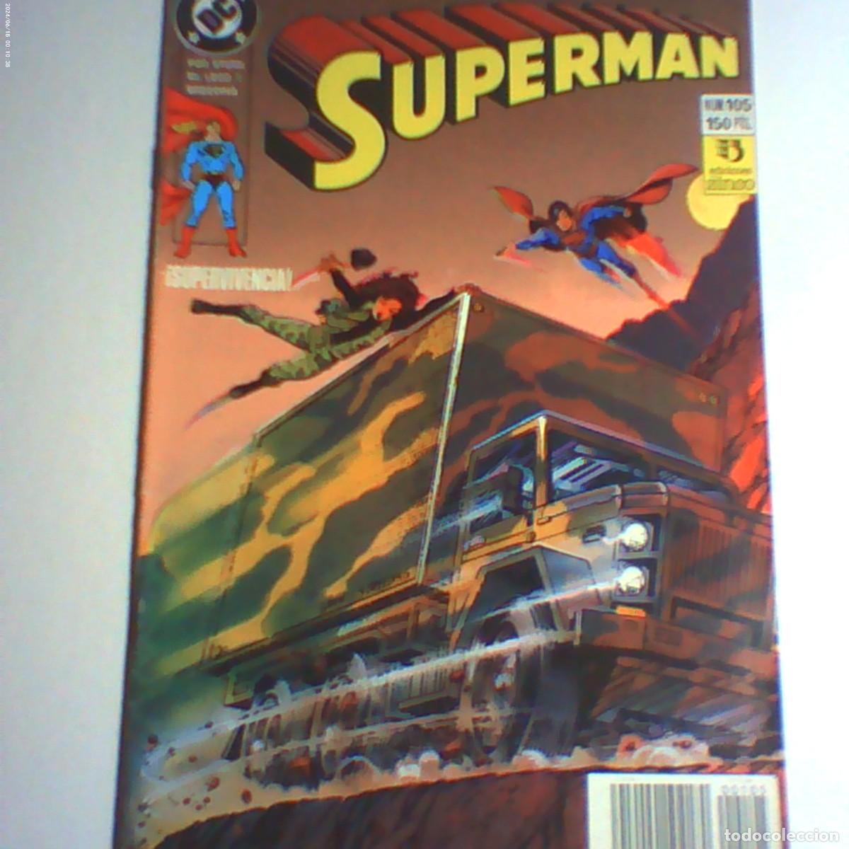 C&oacute;mics: superman n&ordm; 105. ediciones zinco 1990 (seminuevo)