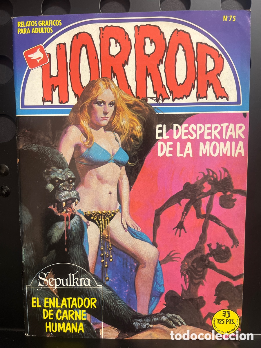 C&oacute;mics: HORROR N.75 RELATOS GR&Aacute;FICOS PARA ADULTOS ( 1977/1989 )