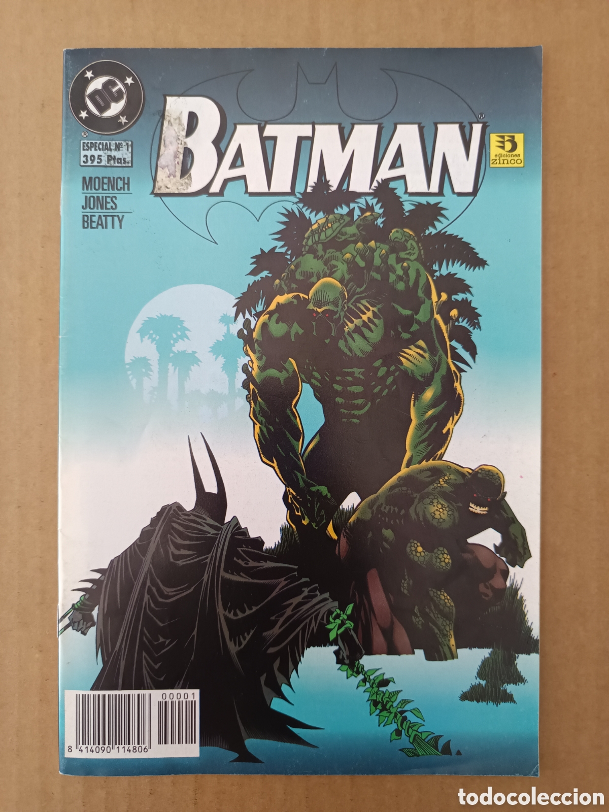 C&oacute;mics: Batman Especial n&deg;1 (Zinco, 1996). Por Moench y Jones. Con Batman USA n&deg;521-522. La Cosa del Pantano