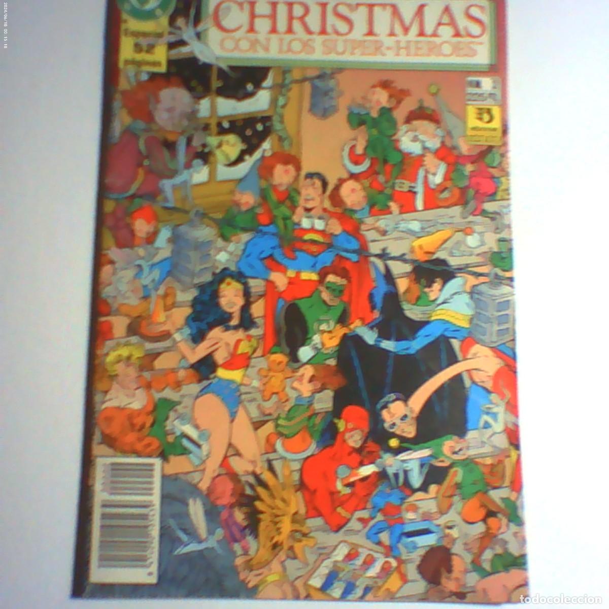 C&oacute;mics: christmas con los super heroes n&ordm; 2. especial 52 p&aacute;ginas. ediciones zinco 1989 (seminuevo)