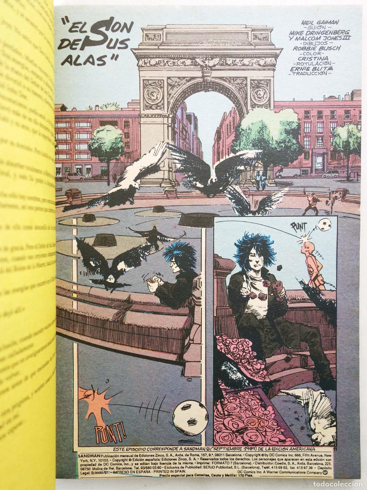 C&oacute;mics: SANDMAN 1 A 4. RETAPADO. Zinco, 1991 - Foto 4