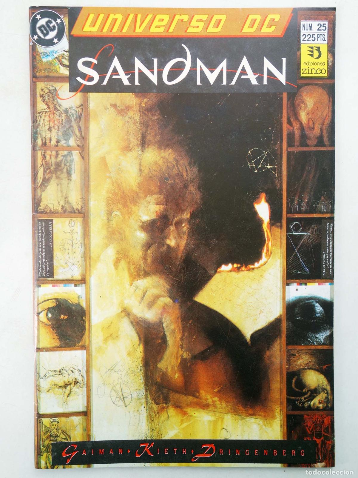 C&oacute;mics: UNIVERSO DC 25. SANDMAN (Neil Gaiman/Mike Dringenberg/Sam Kieth) Zinco, 1991