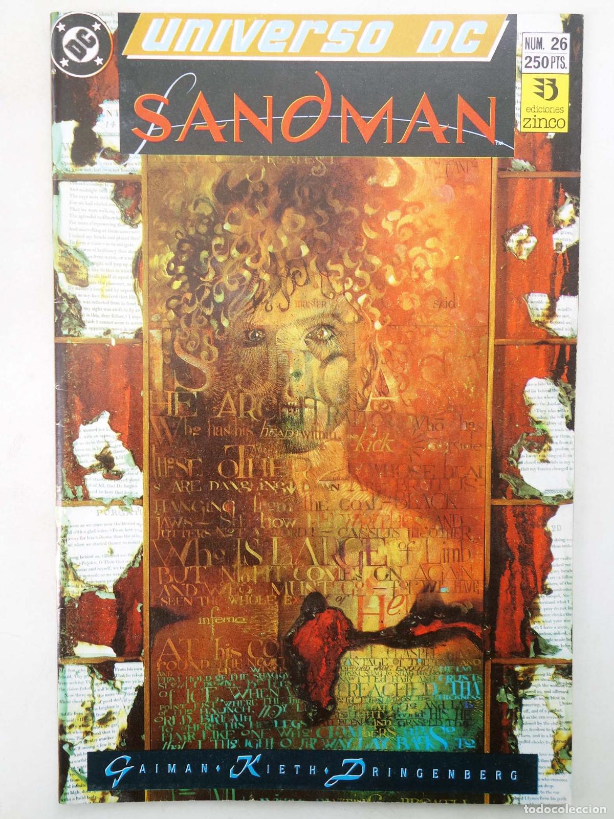 C&oacute;mics: UNIVERSO DC 26. SANDMAN (Neil Gaiman/Mike Dringenberg/Sam Kieth) Zinco, 1991