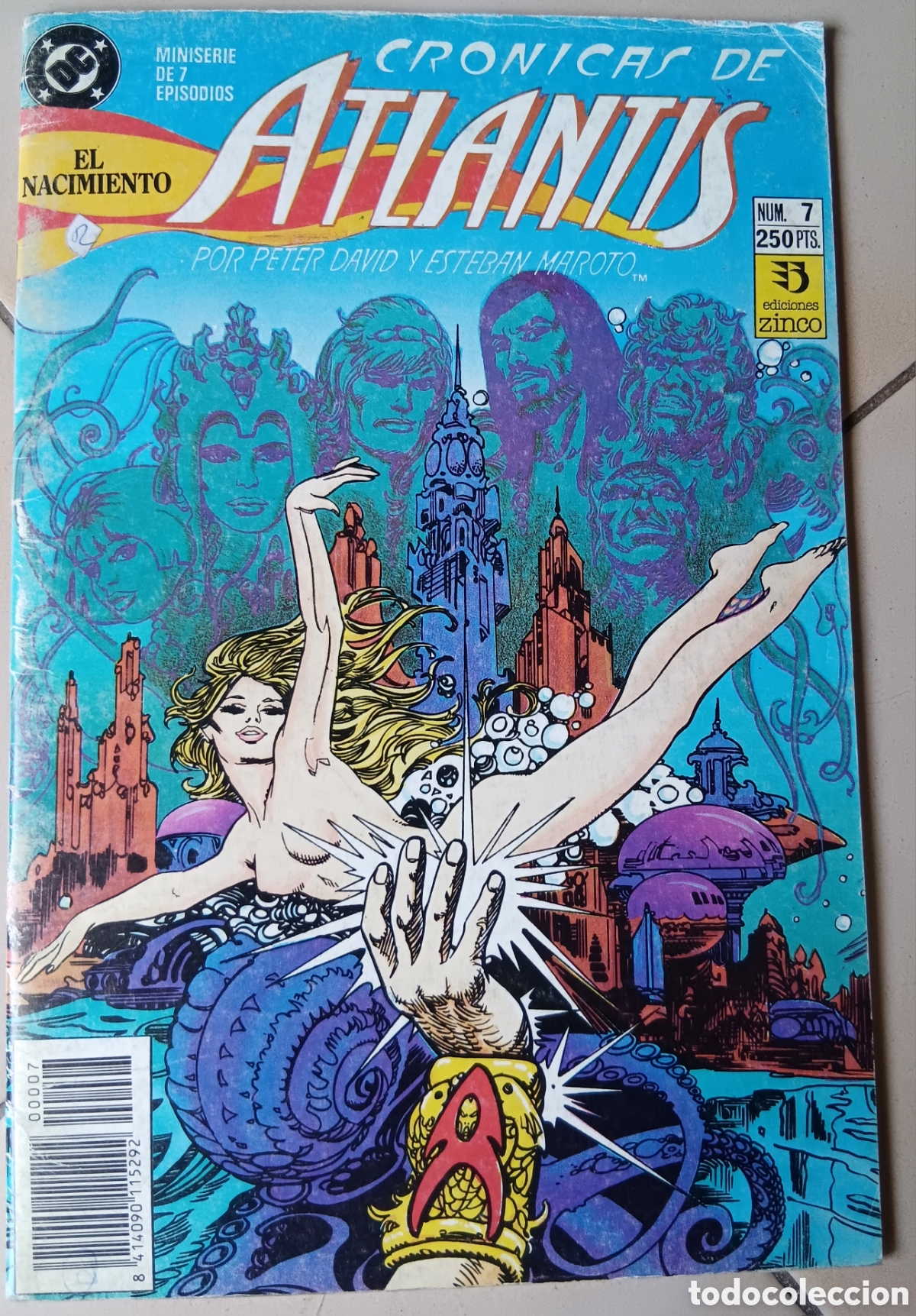 Fumetti: TEBEOS-COMICS GOYO ● CRONICAS DE ATLANTIS 7 ● ZINCO ● MAROTO ● AA99 X0224 ●
