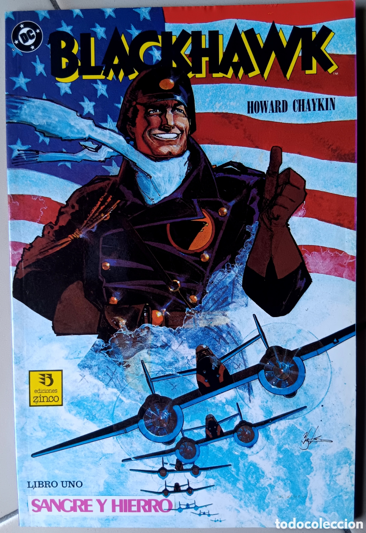 C&oacute;mics: TEBEOS-COMICS GOYO ● BLACKHAWK COMPLETA ● CHAYKIN ● AA99 X0224 ● - Foto 2