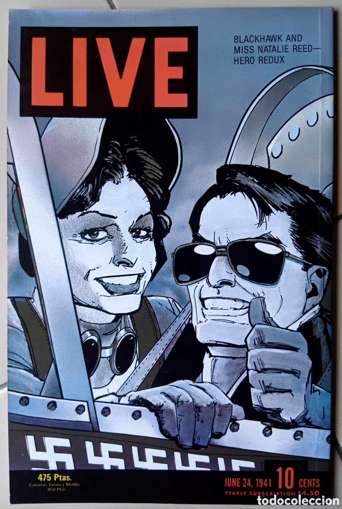 C&oacute;mics: TEBEOS-COMICS GOYO ● BLACKHAWK COMPLETA ● CHAYKIN ● AA99 X0224 ● - Foto 7
