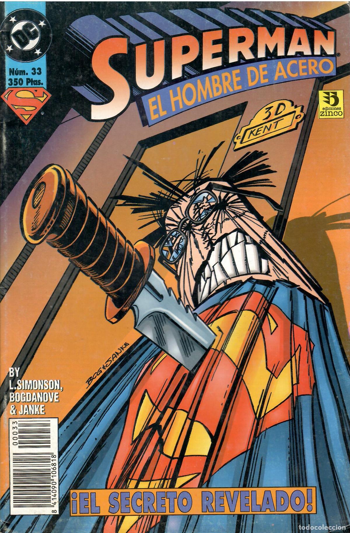 C&oacute;mics: Comic Superman, n&ordm; 33 - Ediciones Zinco