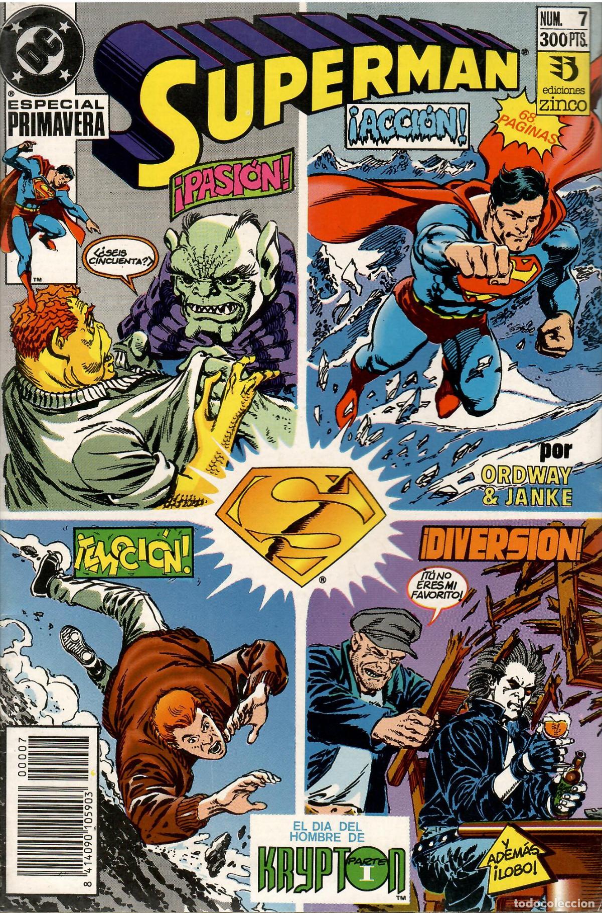 C&oacute;mics: Comic Superman Especial Primavera, n&ordm; 7 - Ediciones Zinco