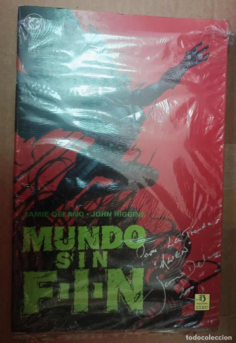 C&oacute;mics: MUNDO SIN FIN (FIRMADO DEDICADO) por Jamie Delano y John Higgins. COMPLETA 6 n&ordm;s. Ed. Zinco, 1992.