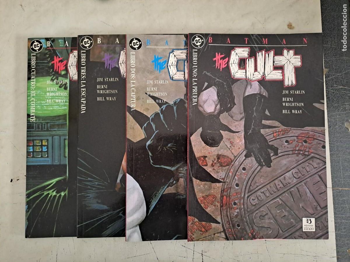 C&oacute;mics: Batman the cult, completa 4 n&uacute;meros, Zinco en muy buen estado Bolsa DA