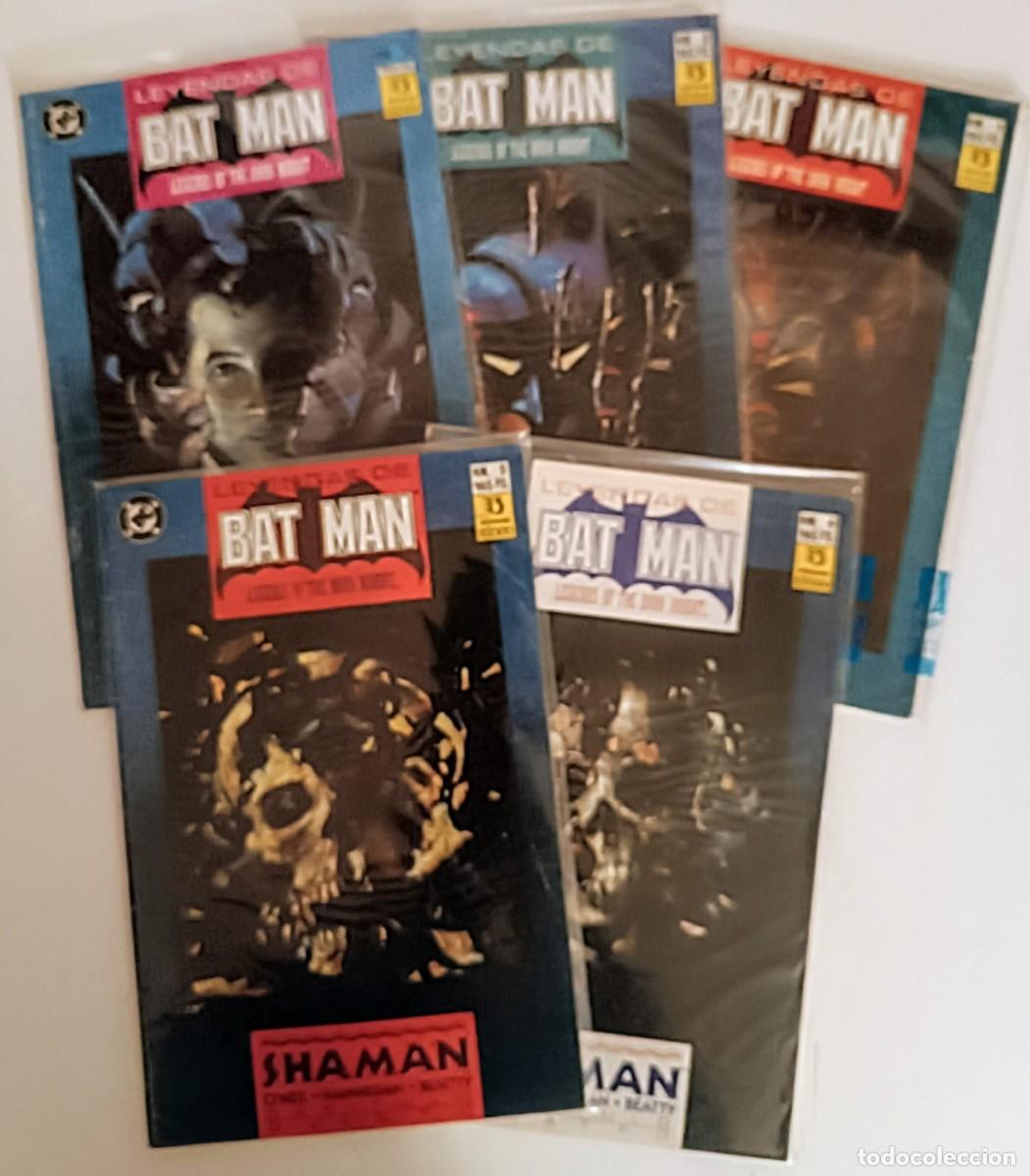 C&oacute;mics: Lote Batman: Cham&aacute;n (Shaman) Completa #1 al #5 - Ediciones Zinco 1990 - VG+