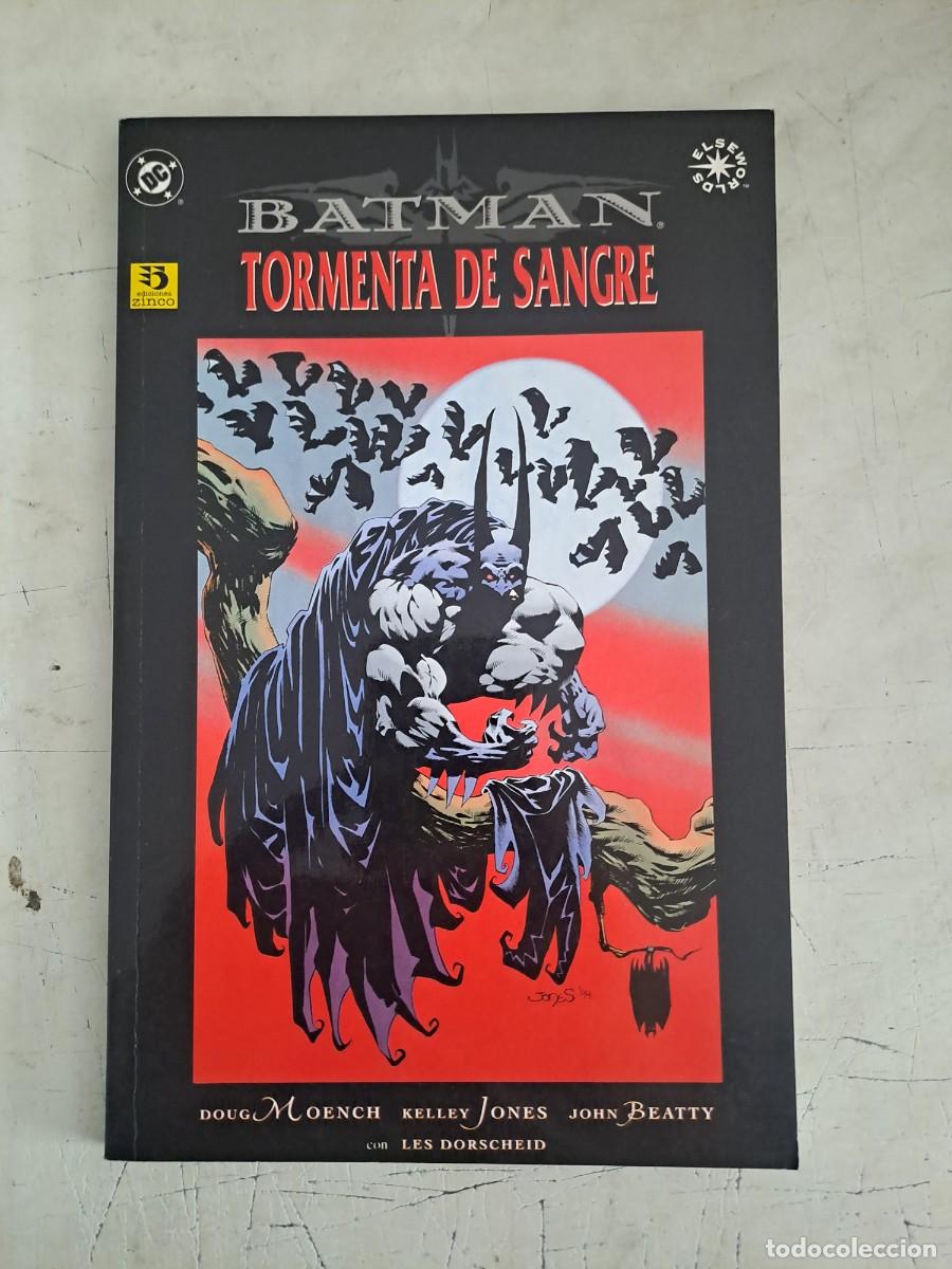 C&oacute;mics: Batman, tormenta de sangre, Zinco en muy buen estado Bolsa DA