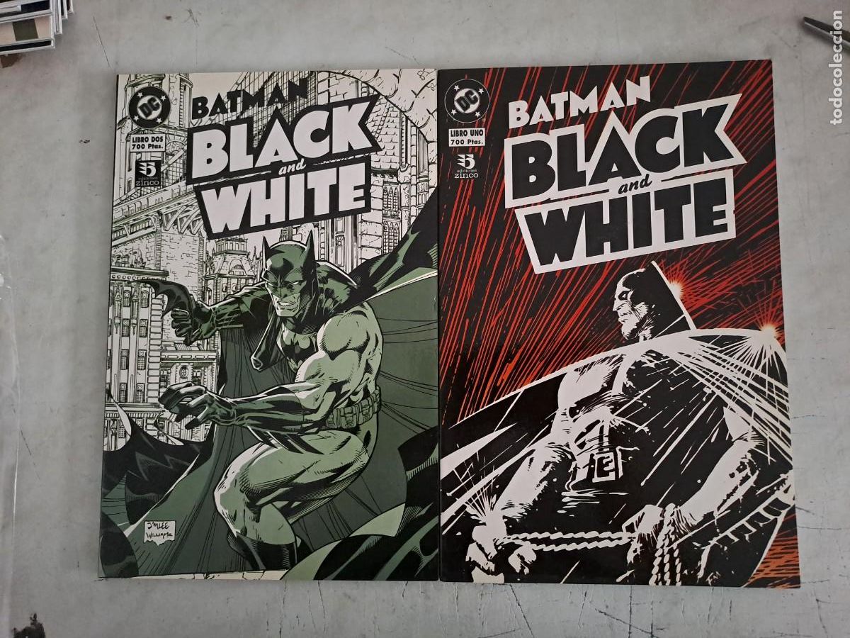 Comics: Batman black and white libro uno y dos, Zinco en muy buen estado Bolsa DA