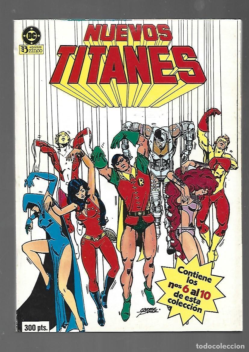 C&oacute;mics: Nuevos Titanes, retapado 2 (6 al 19), 1984, Zinco, muy buen estado