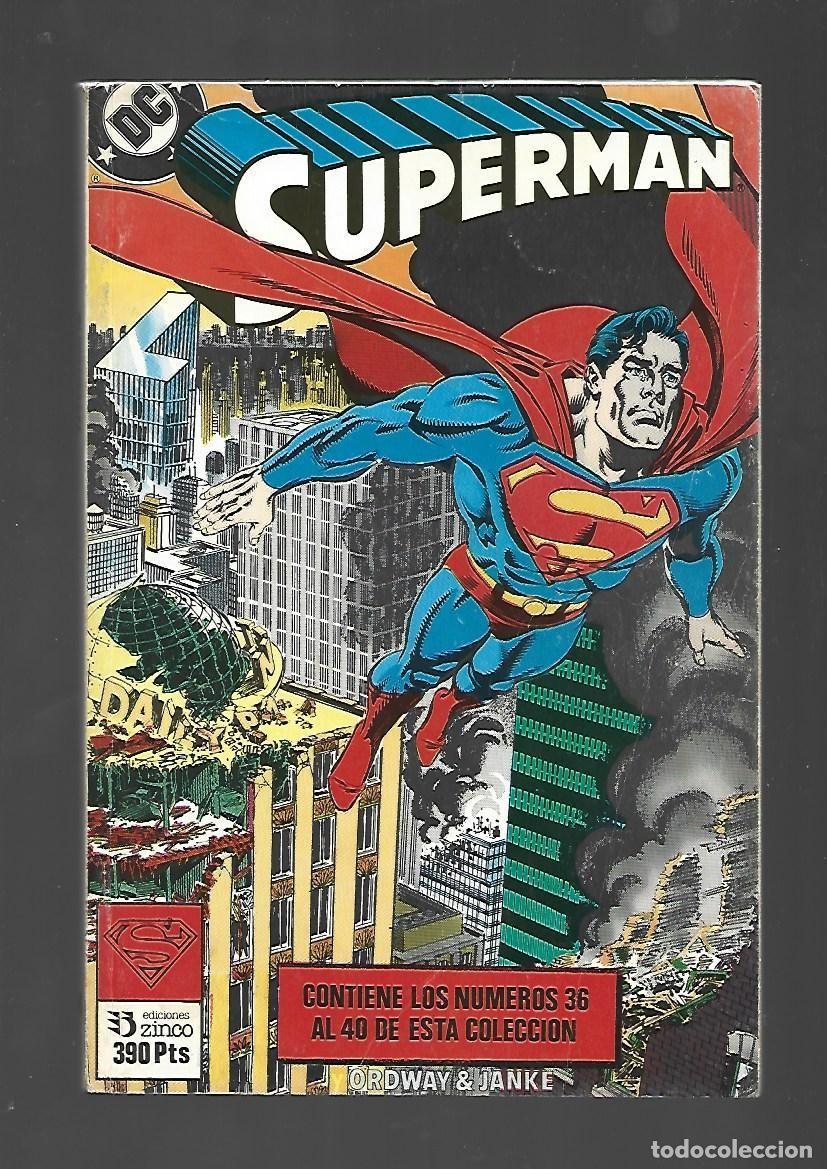 C&oacute;mics: Superman, tomo retapado, 16 ( 36 al 40), 1988), Zinco, buen estado