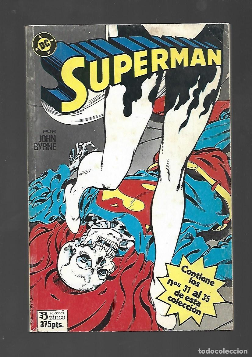 C&oacute;mics: Superman, tomo retapado,15 (31 al 35), 1987, Zinco, buen estado