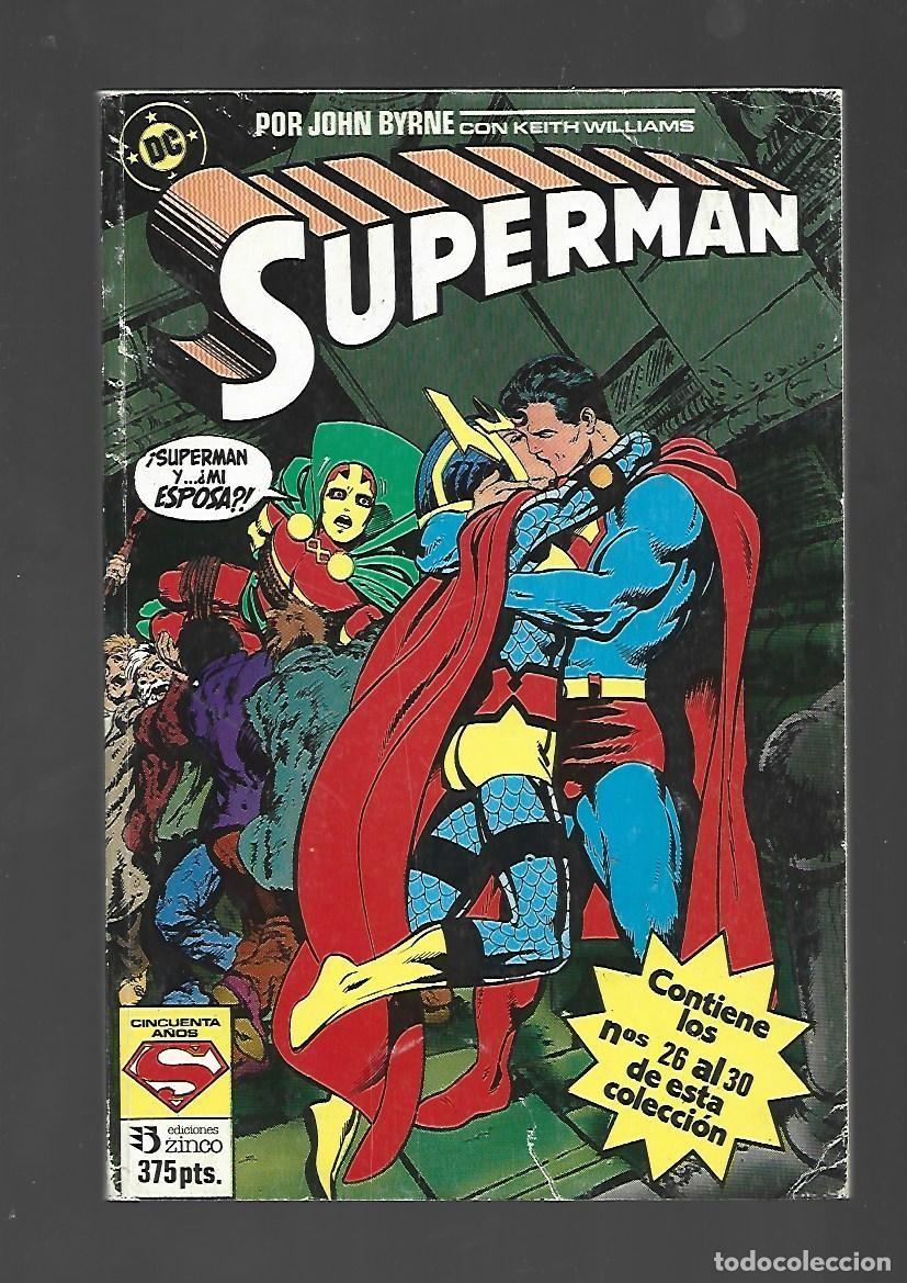 C&oacute;mics: Superman, tomo retapado, 14 (26 al 30), 1987, Zinco, muy buen estado