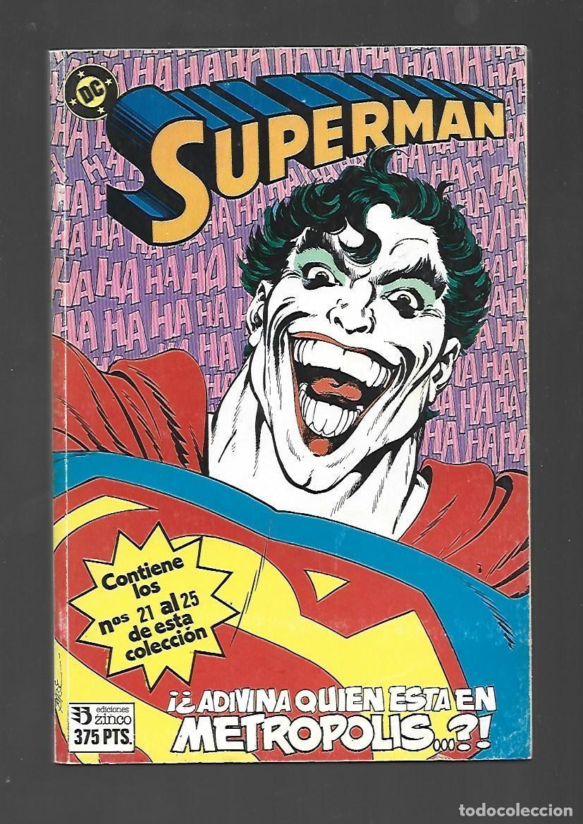 C&oacute;mics: Superman, tomo retapado, 13 (21 al 25), 1988, Zinco, muy buen estado