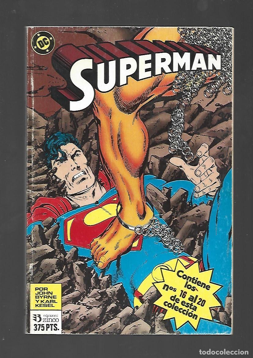 C&oacute;mics: Superman, tomo retapado, 12 (16 al 20), 1987, Zinco, muy buen estado