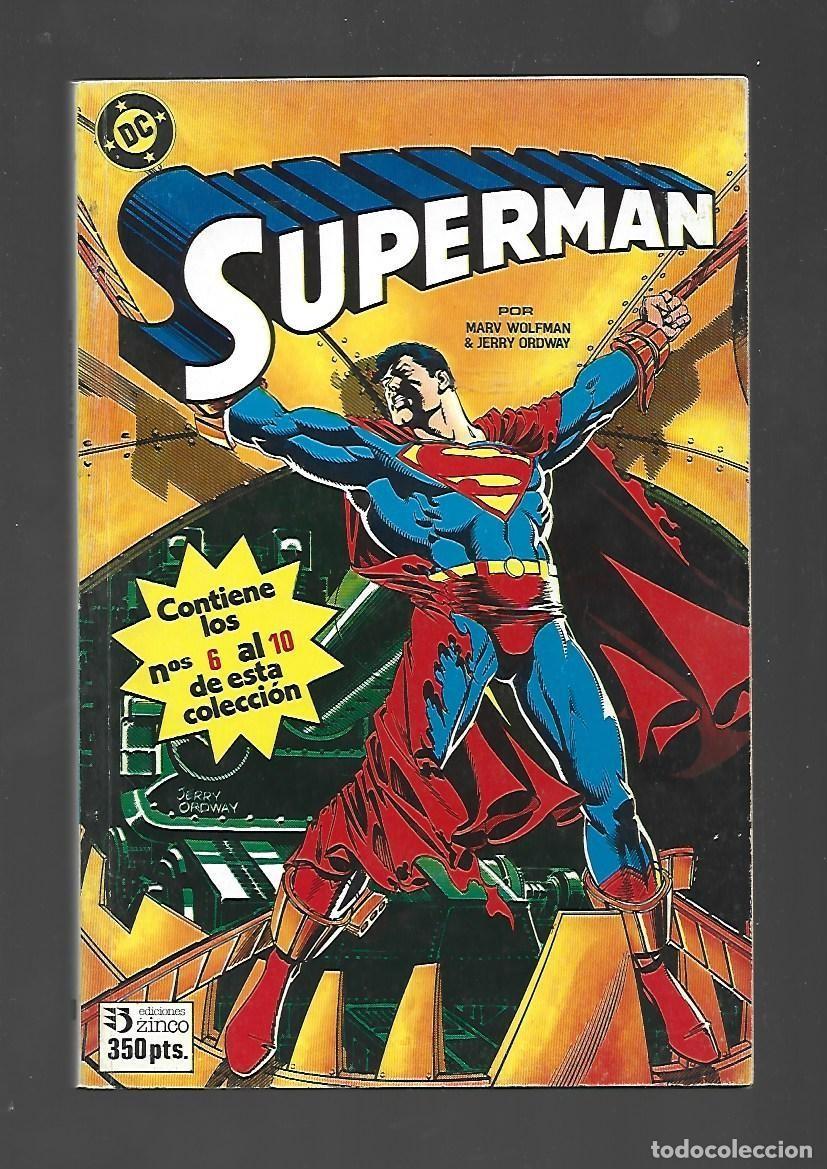 C&oacute;mics: Superman, tomo retapado, 10 (6 al 10), 1987, Zinco, muy buen estado