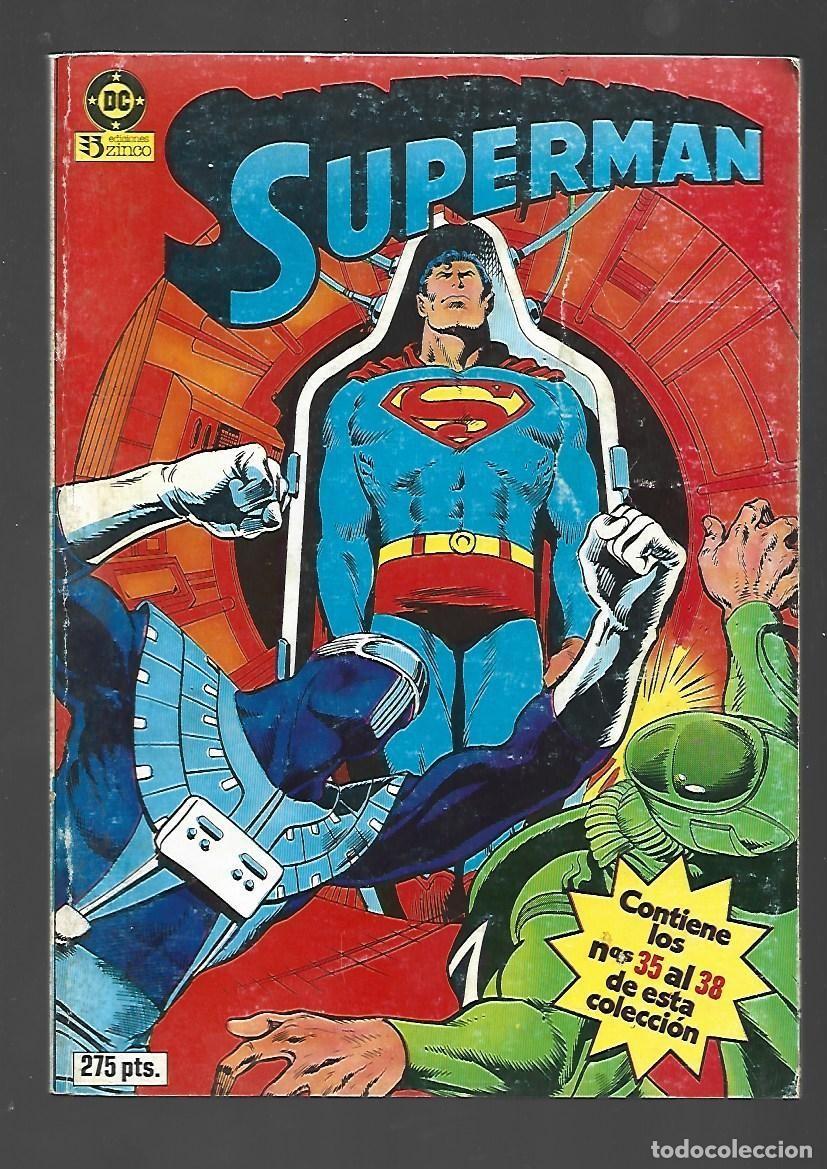 C&oacute;mics: Superman, tomo retapado 8 (35 al 38), 1985, Zinco, muy buen estado