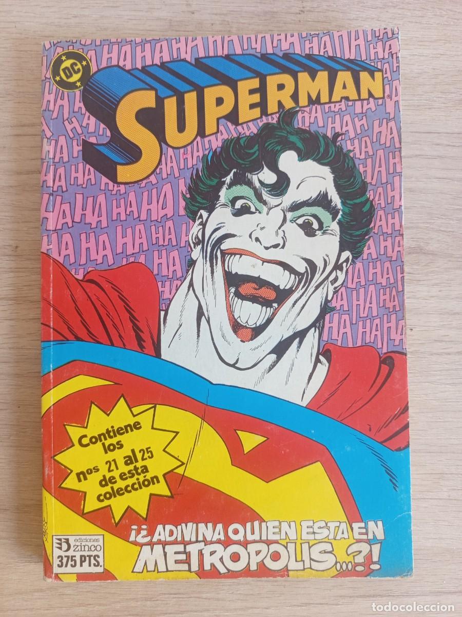 C&oacute;mics: SUPERMAN 21 AL 25 EDICIONES ZINCO - Foto 1