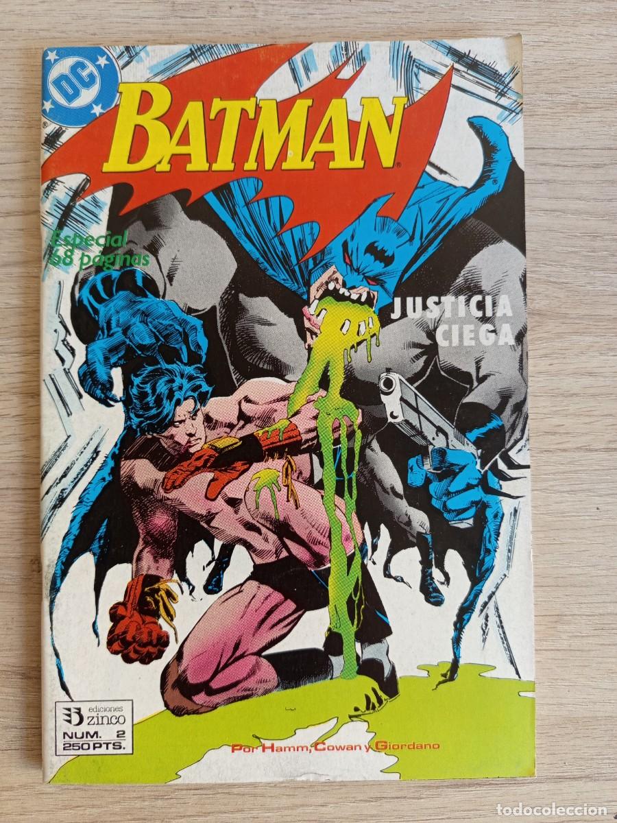 C&oacute;mics: BATMAN JUSTICIA CIEGA 2 EDICIONES ZINCO - Foto 1