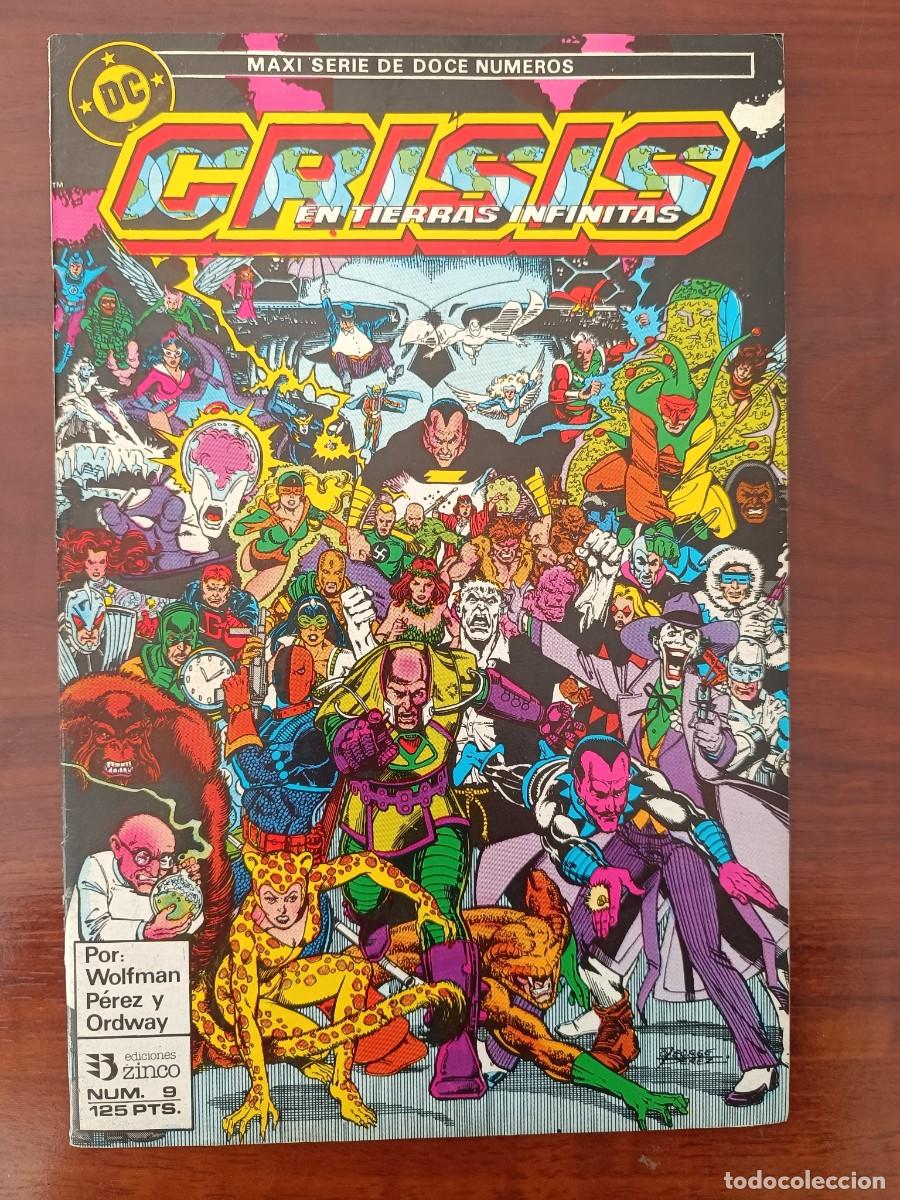 C&oacute;mics: CRISIS EN TIERRAS INFINITAS NUMERO 9 EDICIONES ZINCO - Foto 1